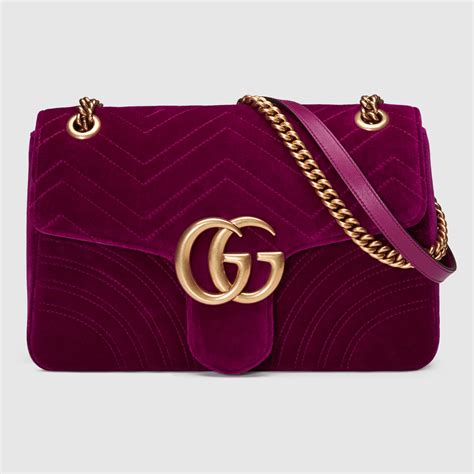 fake velvet gucci bag|gucci velvet bag large.